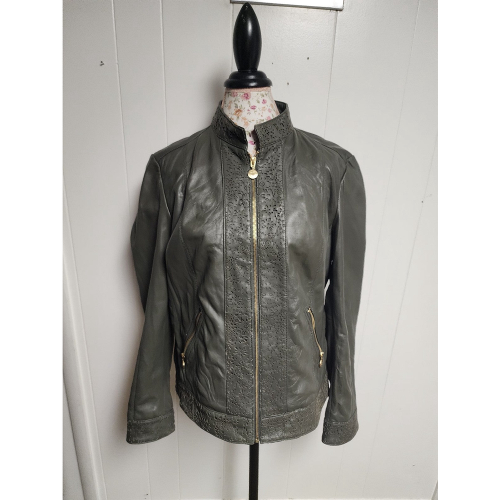 Betsey Johnson vintage leather jacket